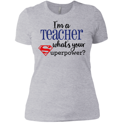 NL3900 Next Level Ladies' Boyfriend T-Shirt / Heather Grey / Small