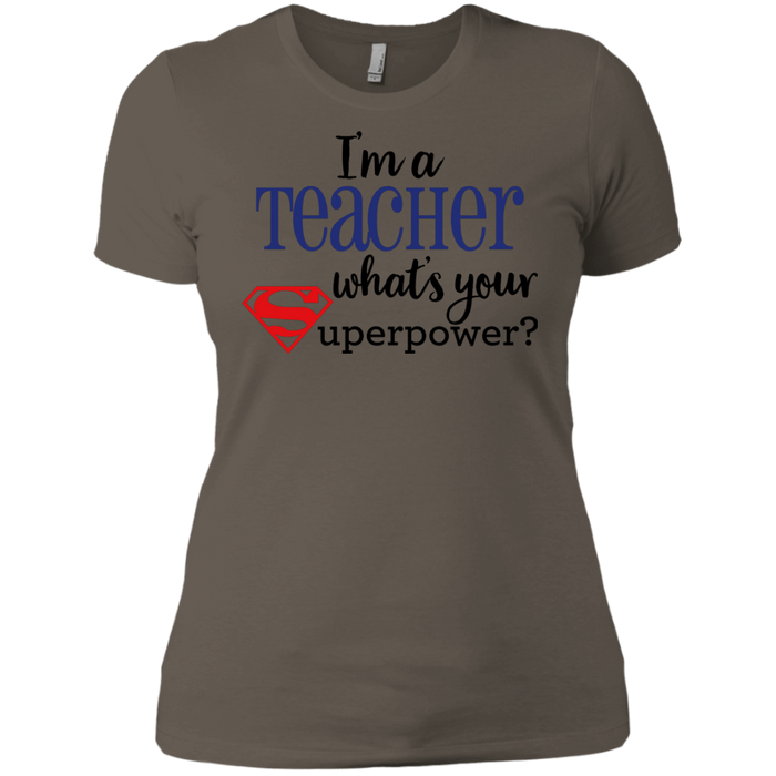 NL3900 Next Level Ladies' Boyfriend T-Shirt / Warm Grey / Small
