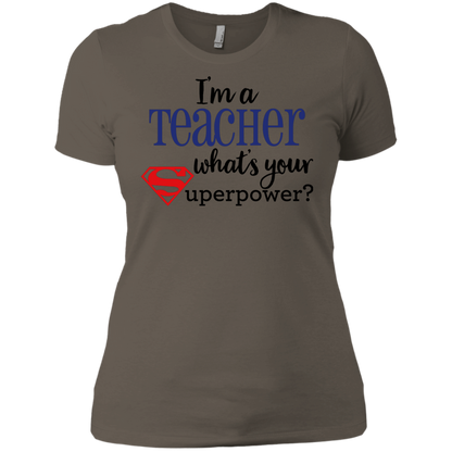 NL3900 Next Level Ladies' Boyfriend T-Shirt / Warm Grey / Small