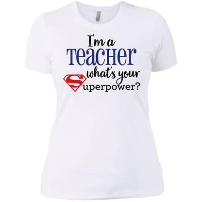 NL3900 Next Level Ladies' Boyfriend T-Shirt / White / Small