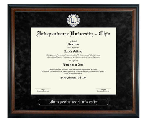 Independence University - Ohio Diploma Frame (SN)