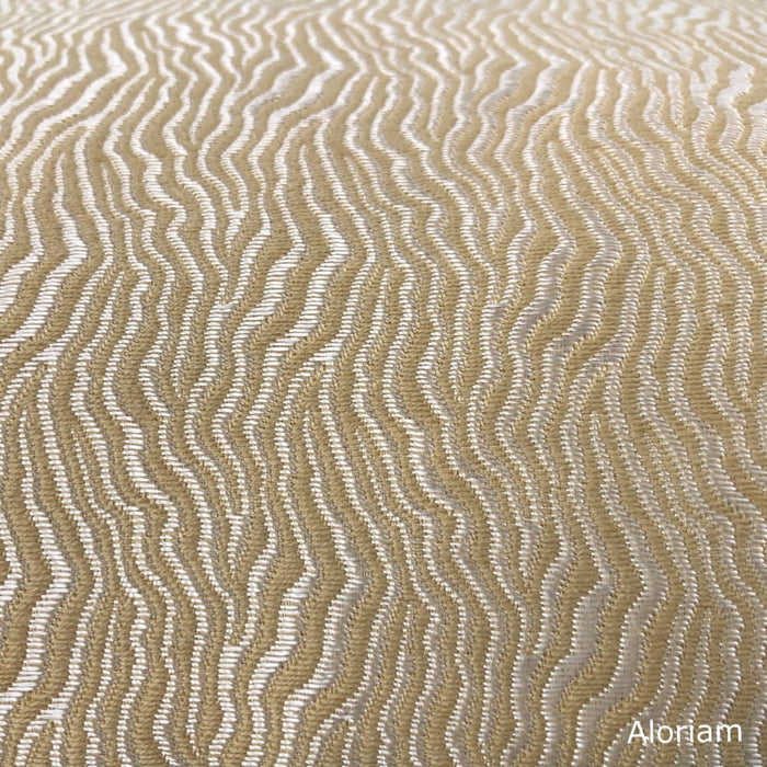 Jentry Sand Abstract Wavy Lines Pillow Cover (Kravet Candice Olson fabric) - Aloriam