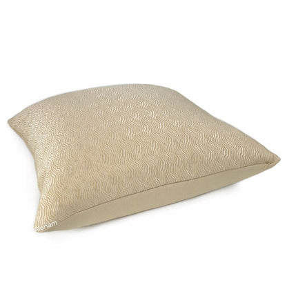 Jentry Sand Abstract Wavy Lines Pillow Cover (Kravet Candice Olson fabric) - Aloriam