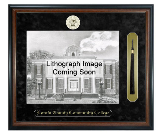 Lorain County Community College Litho Frame,Diploma Frame (XSNTL)