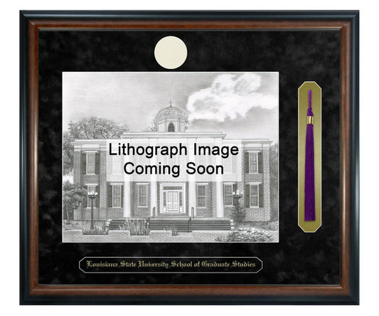 Louisiana State University School of Graduate Studies Litho Frame,Diploma Frame (XSNTL)