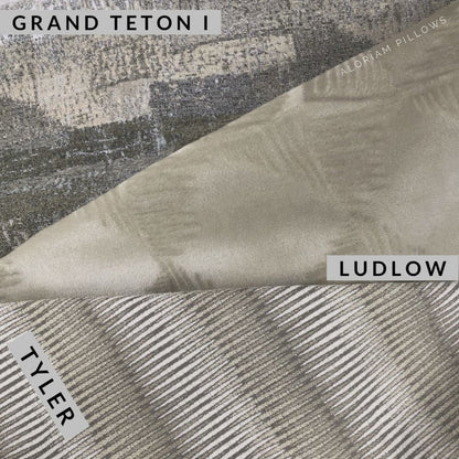 Ludlow Griege Mohair Velvet Pillow Cover (Brunschwig & Fils Fabric) - Aloriam
