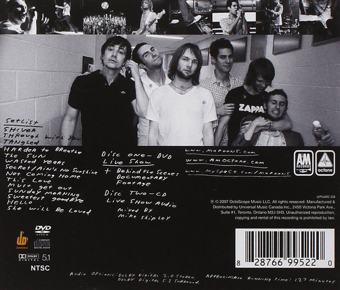 Maroon 5 - Live Friday the 13th-CDs-Palm Beach Bookery