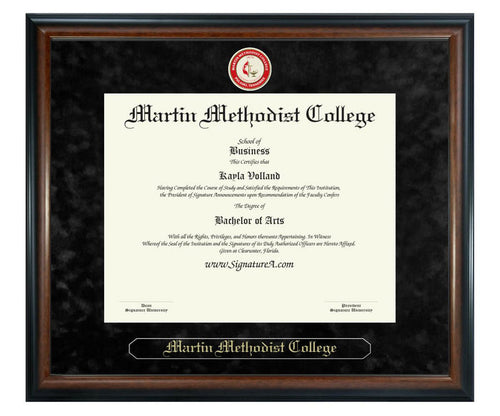 Martin Methodist College Diploma Frame (SN)