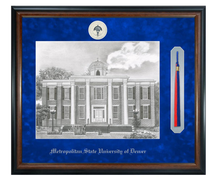 Metropolitan State University of Denver Litho Frame,Diploma Frame (XSNTL)