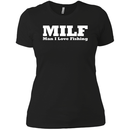 NL3900 Next Level Ladies' Boyfriend T-Shirt / Black / Small
