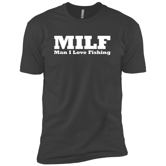 NL3600 Next Level Premium Short Sleeve T-Shirt / Heavy Metal / Small