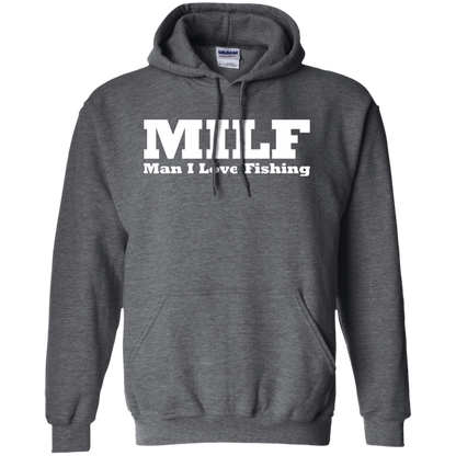 G185 Gildan Pullover Hoodie / Dark Heather / Small