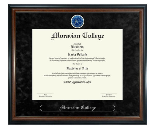 Moravian College Diploma Frame (SN)