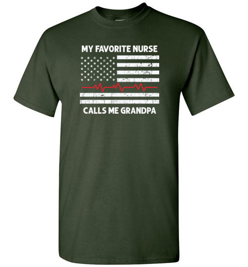 My Favorite Nurse Calls Me Grandpa Shirt