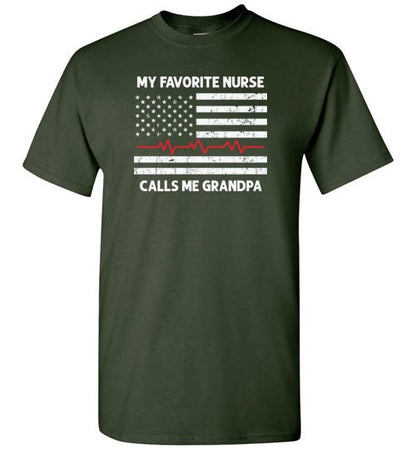My Favorite Nurse Calls Me Grandpa Shirt