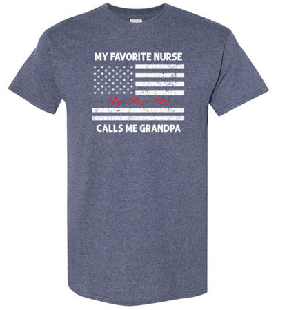My Favorite Nurse Calls Me Grandpa Shirt