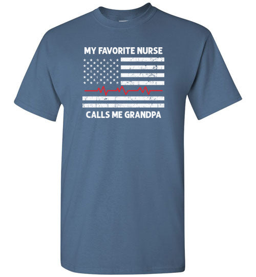 My Favorite Nurse Calls Me Grandpa Shirt