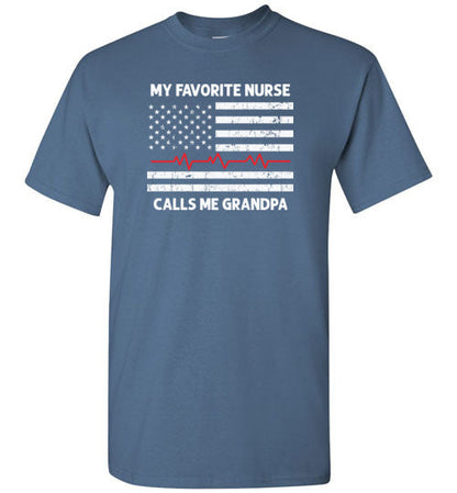 My Favorite Nurse Calls Me Grandpa Shirt