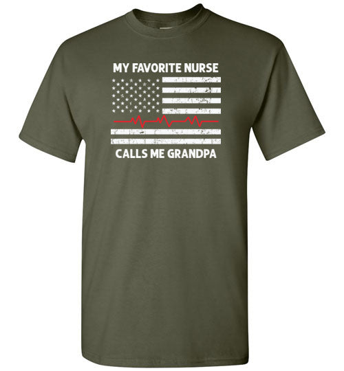 My Favorite Nurse Calls Me Grandpa Shirt