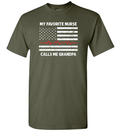 My Favorite Nurse Calls Me Grandpa Shirt