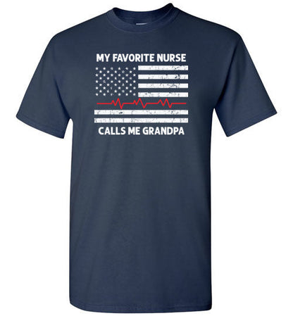 My Favorite Nurse Calls Me Grandpa Shirt