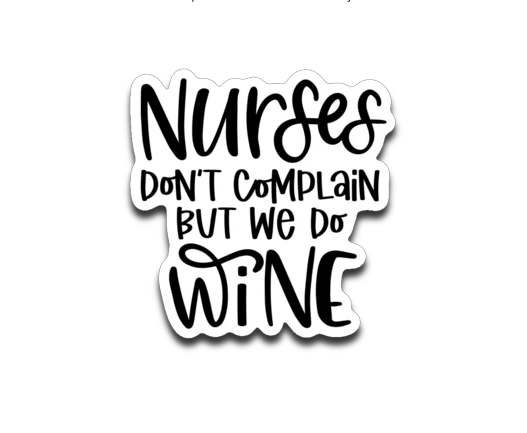 Nurse Decal Sticker Pack | Nurse Appreciation Gift | Set of 5 Cute & Funny Nursing Vinyl Decals