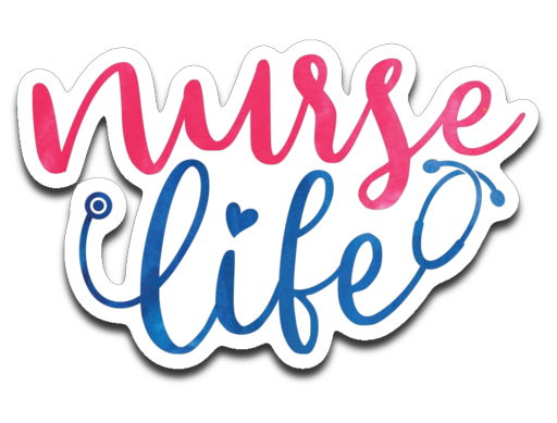 Nurse Life Vinyl Decal Sticker