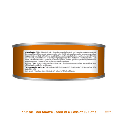 NutriSource  Cat & Kitten Chicken, Turkey & Lamb Canned Cat Food