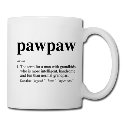 Pawpaw Definition Coffee/Tea Mug - white