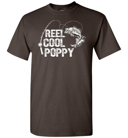 Reel Cool Poppy Fishing Shirt for Men Gift for Fisherman Grandpa