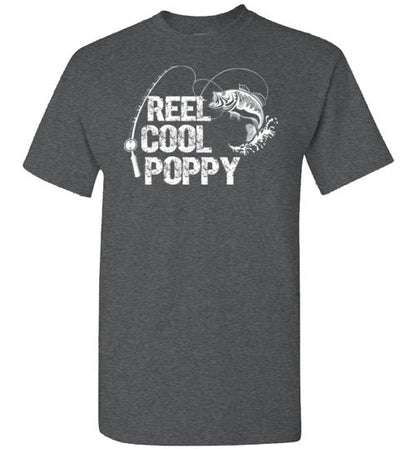 Reel Cool Poppy Fishing Shirt for Men Gift for Fisherman Grandpa