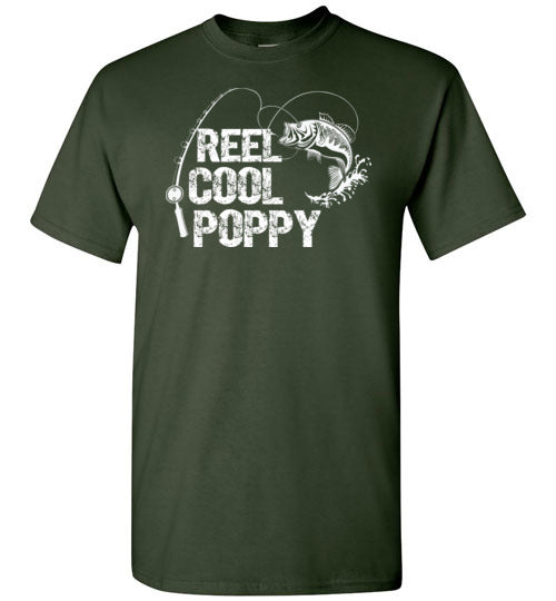 Reel Cool Poppy Fishing Shirt for Men Gift for Fisherman Grandpa