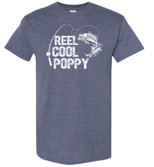 Reel Cool Poppy Fishing Shirt for Men Gift for Fisherman Grandpa