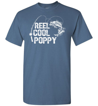 Reel Cool Poppy Fishing Shirt for Men Gift for Fisherman Grandpa