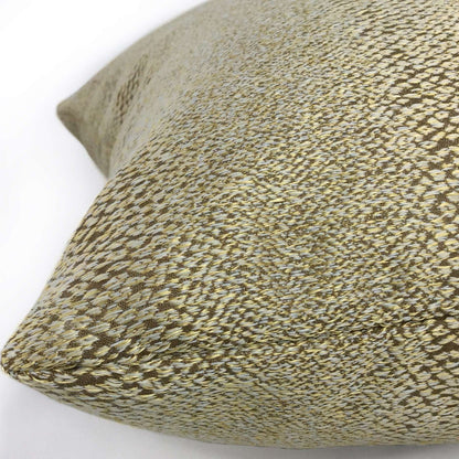 Robert Allen Glossy Slither Gold Faux Snakeskin Pillow Case