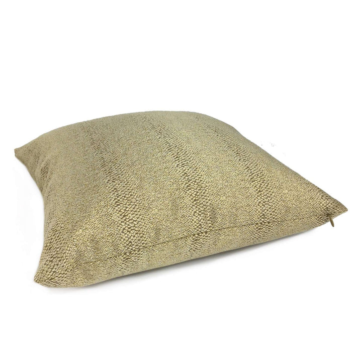 Robert Allen Glossy Slither Gold Faux Snakeskin Pillow Sham