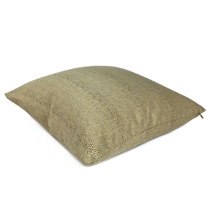 Robert Allen Glossy Slither Gold Faux Snakeskin Decorative Pillow Cover