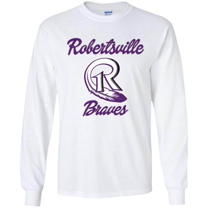 Robertsville Braves - Youth Long Sleeve Shirt