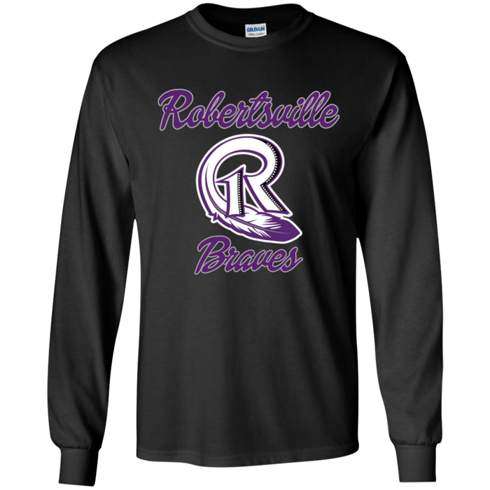 Robertsville Braves - Youth Long Sleeve Shirt