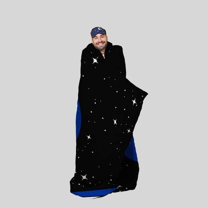 Sleep Squad Nasa Logo 60” x 80”  Raschel Plush Blanket