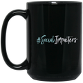 Social Impacters - 15 oz. Black Mug