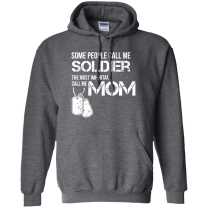G185 Gildan Pullover Hoodie / Dark Heather / Small