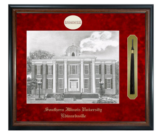 Southern Illinois University Edwardsville Litho Frame,Diploma Frame (XSNTL)