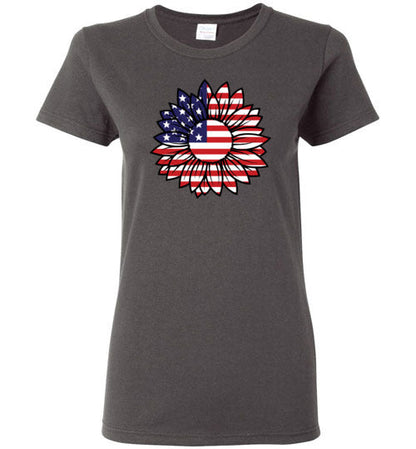 Sunflower American Flag Shirt