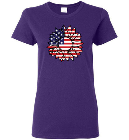 Sunflower American Flag Shirt