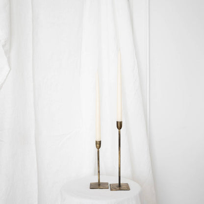 Taper Candles - Pair Ivory