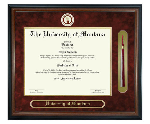 The University of Montana Diploma Frame (SNT)