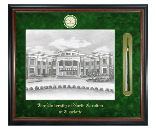 The University of North Carolina at Charlotte Litho Frame,Diploma Frame (XSNTL)