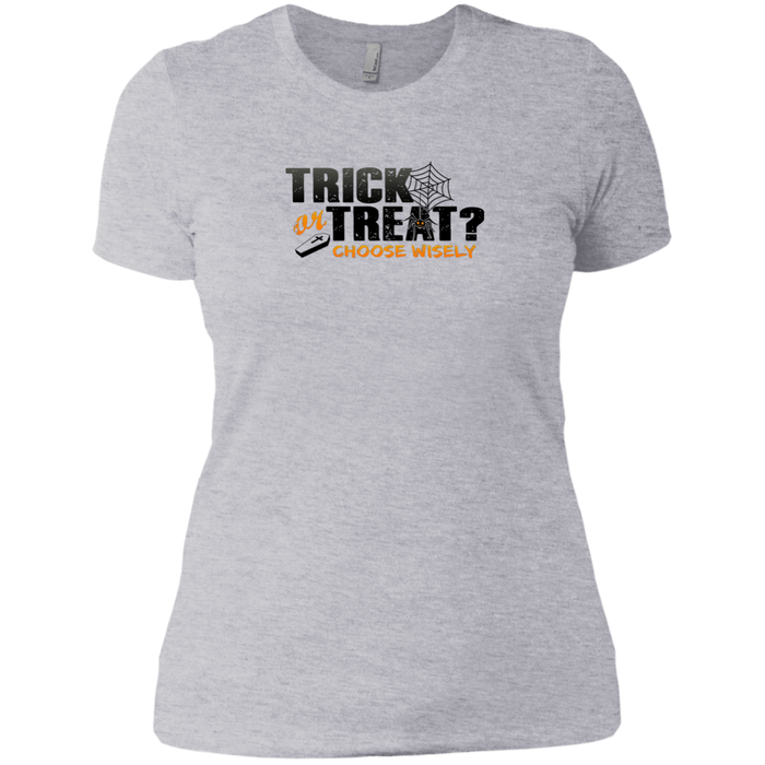 NL3900 Next Level Ladies' Boyfriend T-Shirt / Heather Grey / Small
