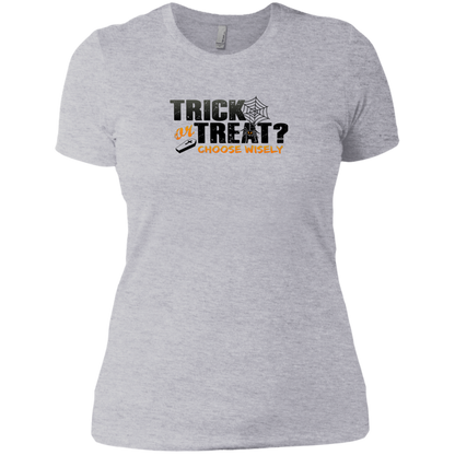 NL3900 Next Level Ladies' Boyfriend T-Shirt / Heather Grey / Small